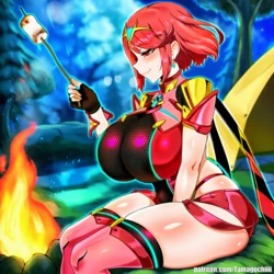 [Tamagochiiii] Pyra's Camping Night (AI Generated)