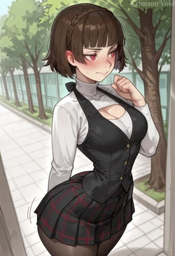 Makoto Niijima [CrimsonVoid][AI generated]