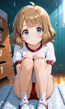 周防桃子ちゃんのブルマえっち [AI Generated]