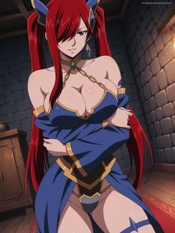 Erza Scarlet | Fairy Tail (FULL)(Set 12)[artkoikoi] [AI Generated]