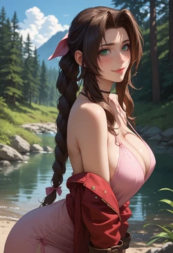 [Euskyart] aerith FF7 pics [AI Generated]