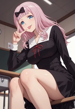 [AI Noob] (Kaguya-Sama Love is War)Chika Fujiwara 72pics [AI Generated]