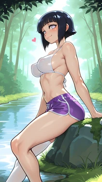 [wienergens] Hinata Hyuga Forest [AI Generated]