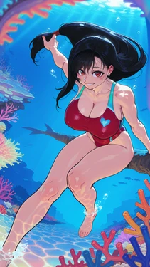 [wienergens] Tifa Lockhardt Underwater [AI Generated]