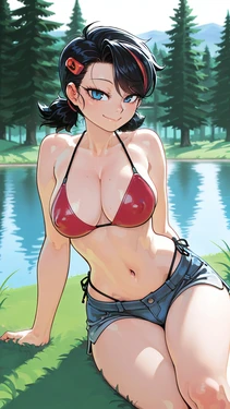 [wienergens] Peni Parker Skinny Dipping [AI Generated]