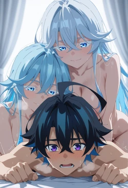 [Pixiv] Rひつじ/R Hitsuji (1989974) - Will x Elfaria Harem [AI Generated]