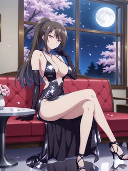 [Kurohime] 茶柱佐枝（ドレス）[AI Generated]