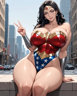 [Konoha Waifus] Wonder Woman [AI Generated]