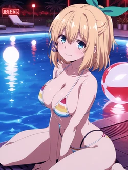 [Kurohime] ルミア=ティンジェル（ナイトプール）[AI Generated]