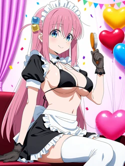 [Kurohime] 後藤ひとり（メイドビキニ）[AI Generated]