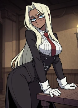 Hellsing. Integra. [Vanripper Style] [AI Generated]
