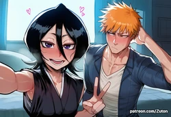[Zuton] Ichigo Kurosaki x Rukia Kuchiki (Patreon) [English] [AI Generated]
