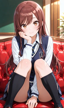 大崎甘奈ちゃんのおもちゃで一人えっち [AI Generated]