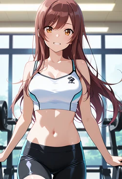 大崎甘奈ちゃんジムでエッチする [AI Generated]