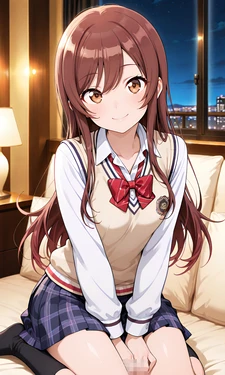 大崎甘奈ちゃんプロデューサーからおもちゃで悪戯される [AI Generated]