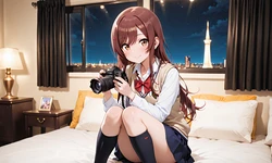 大崎甘奈ちゃんプロデューサーからおもちゃで悪戯され録画される [AI Generated]