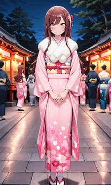 大崎甘奈ちゃんプロデューサーと初詣えっち [AI Generated]