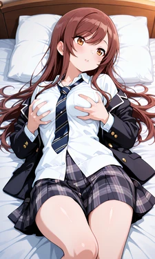 大崎甘奈ちゃん愛撫で性的絶頂 [AI Generated]