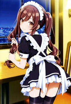 大崎甘奈ちゃん高級メイド喫茶でエッチする [AI Generated]