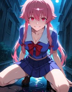 [Hentai Hideout] Yuno Gasai (Future Diary) [AI Generated]