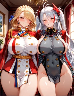 [sc_AI_nx] Prince of Wales & Prinz Eugen - 15-04-2025 (Patreon) [AI Generated]