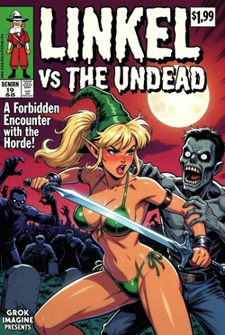 Linkel vs undead [AI Generated]
