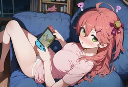 [Noi] 配達員に犯されるさくらみこ [AI Generated]