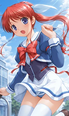 天ヶ崎美琴ちゃんブルマでふたりエッチ [AI Generated]