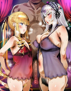 [O3_aiArt] イヤイヤご奉仕パコしている真紅＆水銀燈 [AI Generated]