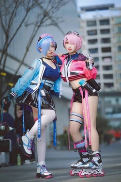 宮本桜&二佐Nisa - 从零开始的异世界生活 蕾姆&拉姆 场照