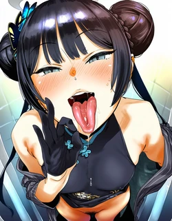 [O3_aiArt] おトイレでザーメントイレになってくれる龍華キサキ [AI Generated]