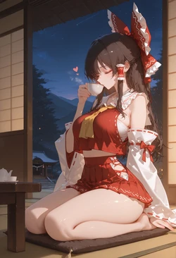 (AI's Neko)[R-18] Hakurei Reimu (101P) [AI Generated]