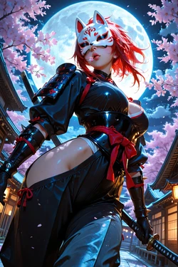 Masked Kitsune [AI Generated]