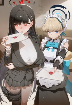 [regy/regy_2] rio&toki love letter NTL リオ&トキ [AI Generated]