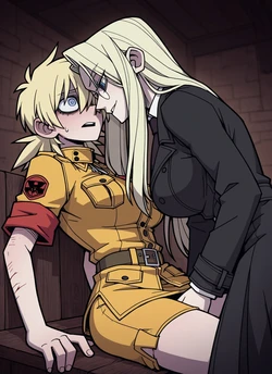 Hellsing. Director and Sergeant. [Vanripper Style] [AI Generated]