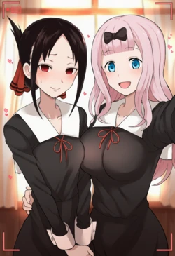 [KaitoArt]  Kaguya Shinomiya x Chika Fujiwara BBC NTR [AI Generated]