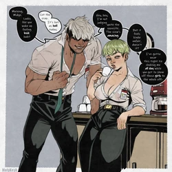 [MelyKeyB] Midori Ringo x Mako Sensuikan (for @C00MBRAIN)