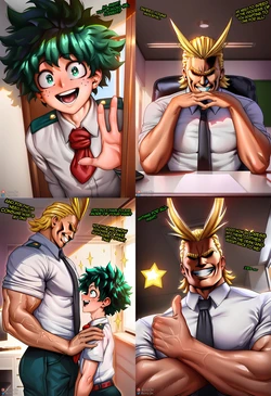 [RENZEN] Special Training with All Might: DNA merging (Ongoing) [AI Generated]