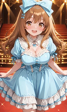 宇佐木愛梨ちゃんのオナニーライブステージ [AI Generated]