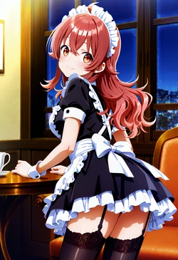 小宮果穂ちゃん高級メイド喫茶でエッチする [AI Generated]