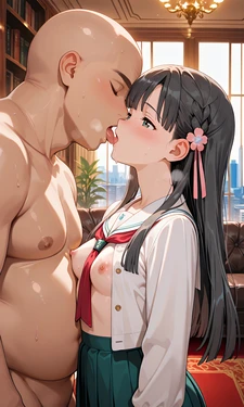 小早川紗枝ちゃんの接待でふたりエッチ [AI Generated]