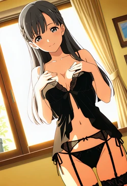小早川紗枝はんベビードールでふたりエッチ [AI Generated]