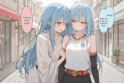 [Pineapple pizza] Rimuru and Ciel NTR [AI Generated]