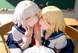 [ChefCookingWaifu/The_Chef] Jeanne x Jalter (R18) [AI Generated]