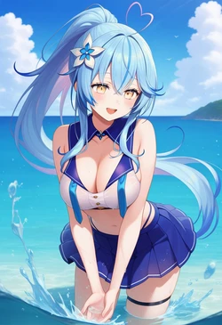 Guarding the bay beach [AI Generated]