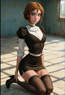 Perfectaistudio - JanePorter naked in the office [AI Generated]
