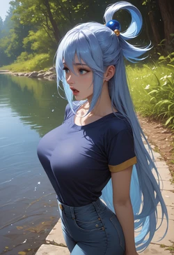 [Euskyart] Aqua (Konosuba) [AI Generated]