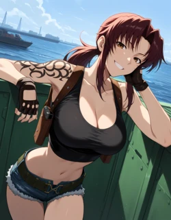 [Hentai Hideout] Revy (Black Lagoon) [AI Generated]