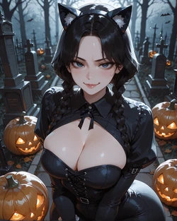 Wednesday Addams - Addams Family [Neural Nymphs][AI generated]