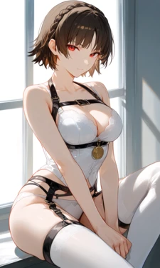 [AI-Generated] Makoto Nijima Lingerie